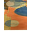 Tapis fin touffeté à la main 7 pi 9 po x 9 pi 9 po