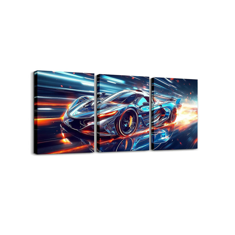 3 Piece Wrapped Canvas Print