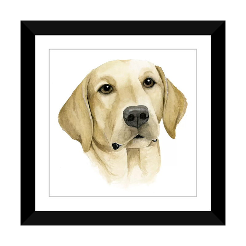 « human best friend », impression sur toile, Papier d'art encadré noir, Blanc, H 24 po x l 24 po x P 1 po
