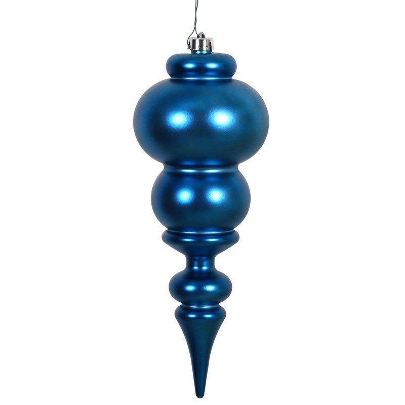 Ornement de Noël 14 po faîteau, Bleu mer
