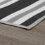 Tapis contemporain à rayures Seattle noir-1921042971