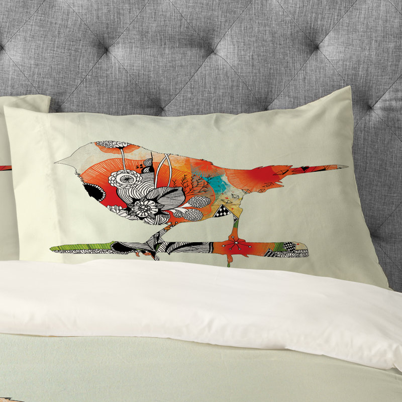 Little Bird Pillowcase, King
