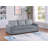 84.6'' W Square Arm Corduroy Sleeper Sofa-2008348117