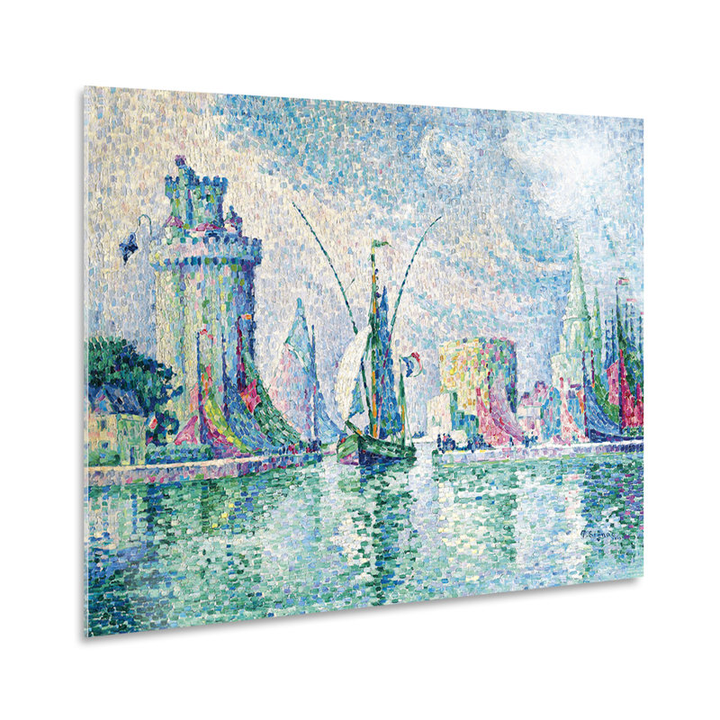 Port Of Marseille by Paul Signac - No Frame Painting, Plastic/Acrylic, 70cm H x 100cm W