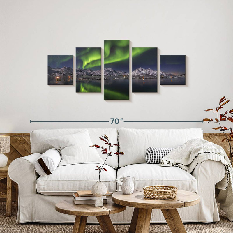 Alvord Northern Lights Reflection, 24" H x 55" W