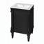 Meuble-lavabo compact et élégant avec tablette réglable et fabrication durable-113754328