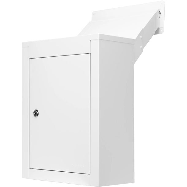 Through-The-Wall Drop Box with Adjustable Chute