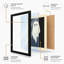 Melancholy Ghost Modern - Framed Print-316150498-316150499
