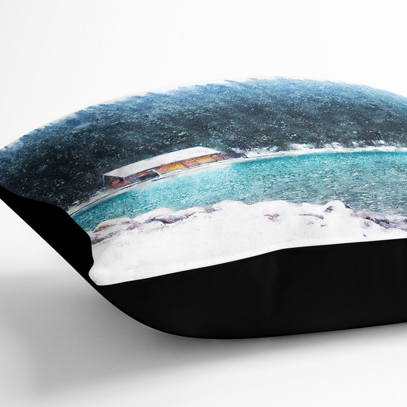 Square Cushion, 55cm H x 55cm W x 20cm D, Black
