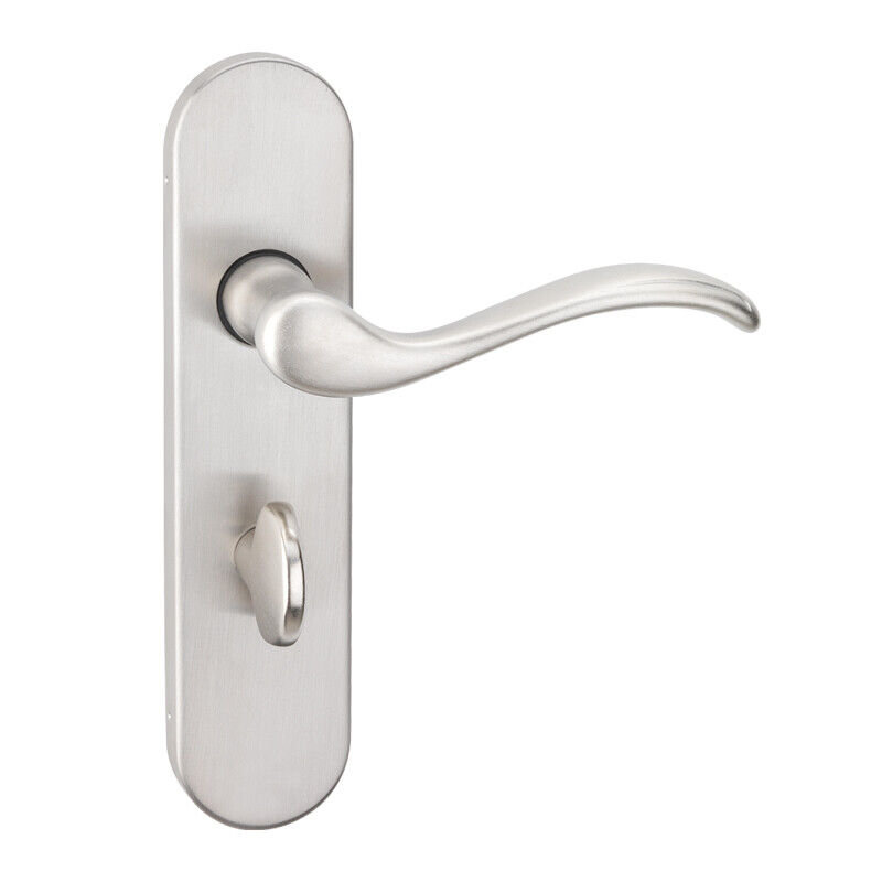 Door Handle, Satin Nickel