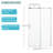 48"X76" Shower Enclosure In Brushed Nickel - Tempered Glass, Sliding Door Transform Your Bathroom Strong Aluminum Frame, Construction Single 8Mm Thick Glamour Jumping Knob, Safe Operation-124961307
