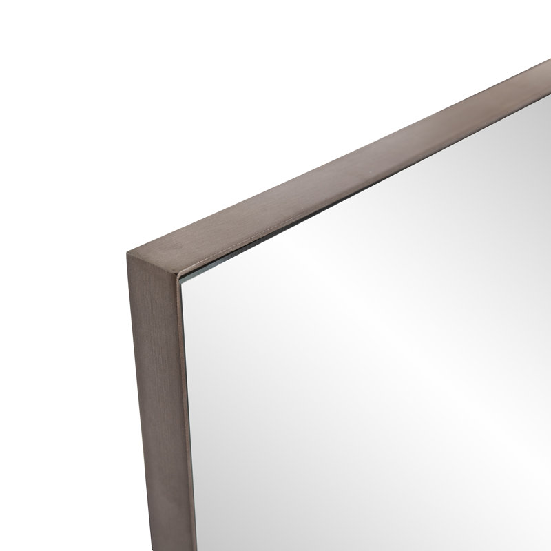 Miroir d'appoint Turna, Laiton brossé