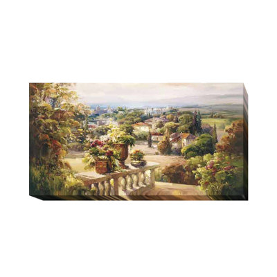« balcon paradise », impression sur toile tendue