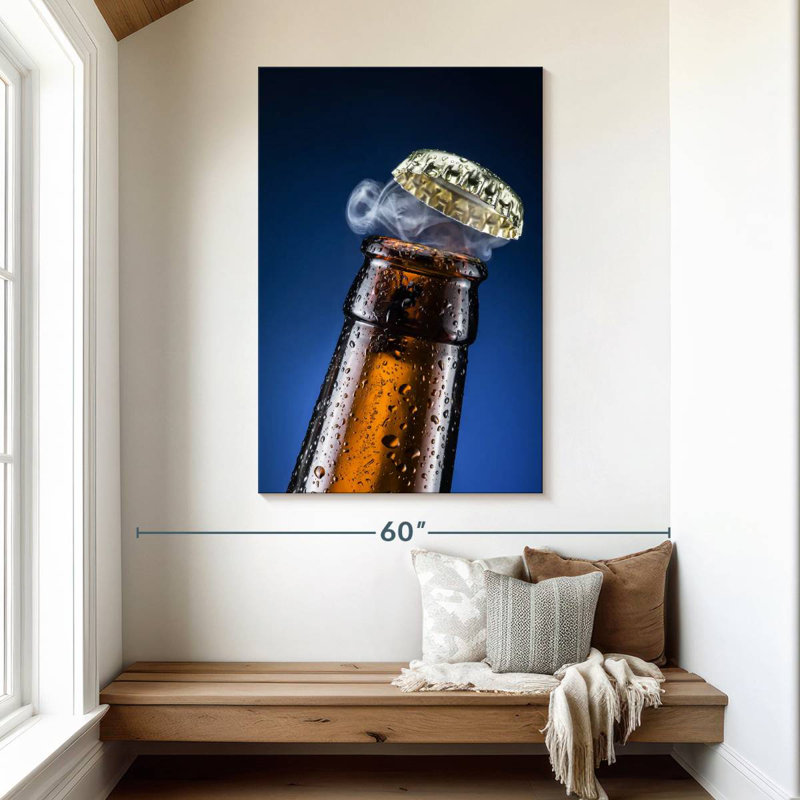Yarlin Beer Bottle Cap, 48" H x 32" W