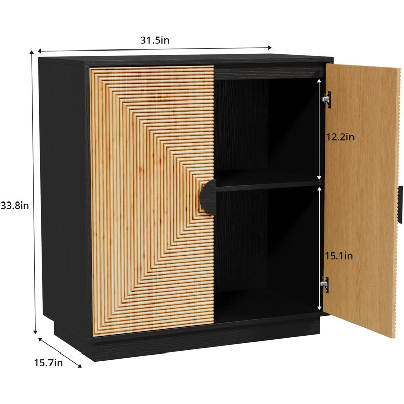 Armoire de cuisine Zeinah, Noir