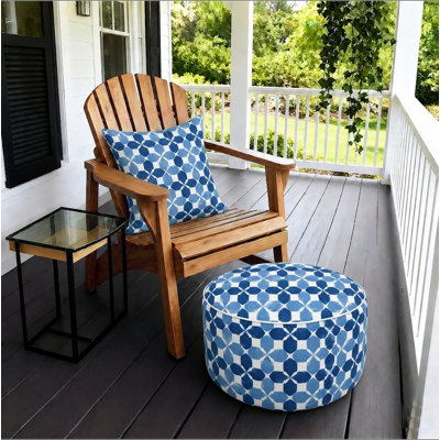 Repose-pieds d'extérieur gonflable avec repose-pieds de 21 po x 21 po x 9 po avec repose-pieds, pouf portable pour le patio, le jardin, le camping et l'intérieur