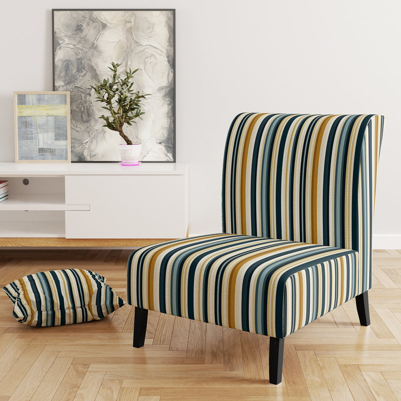 Fauteuil de chambre en sarcelle et brun