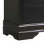 Commode de rangement noire Elegant Traditional