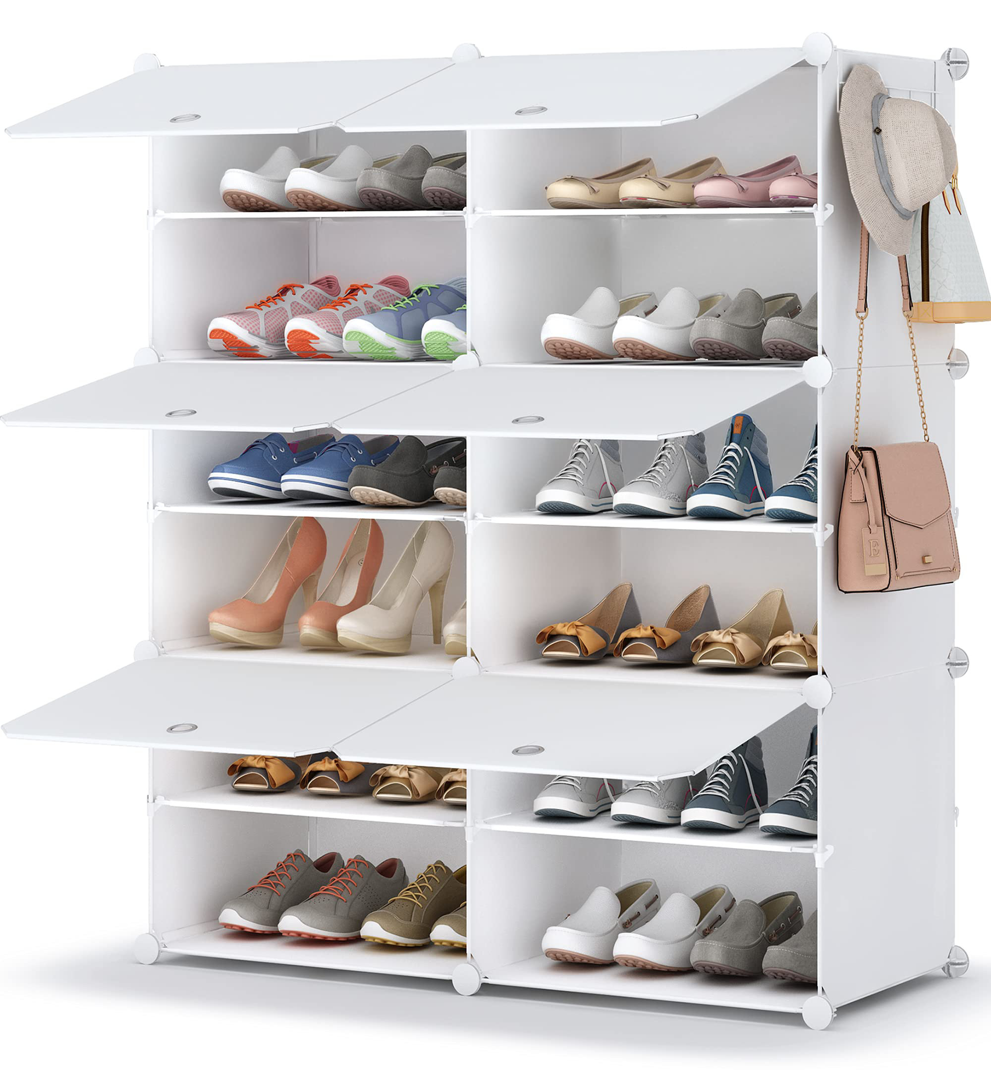 Rebrilliant 24 Pair Shoe Storage Cabinet | Wayfair