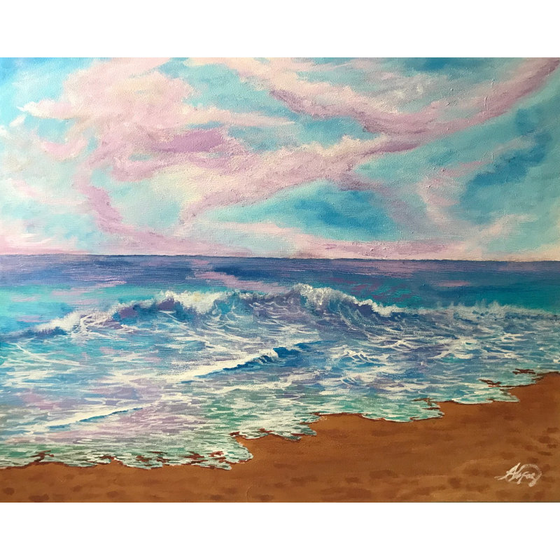 Seascape341 Print by Alicia Lopez