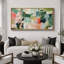 «Mid Century Shape Colorful Abstraction Vibrant», reproduction d'art sur toile-98041898-111376732