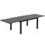 Table de salle à manger d'extérieur en aluminium extensible, structure thermolaquée