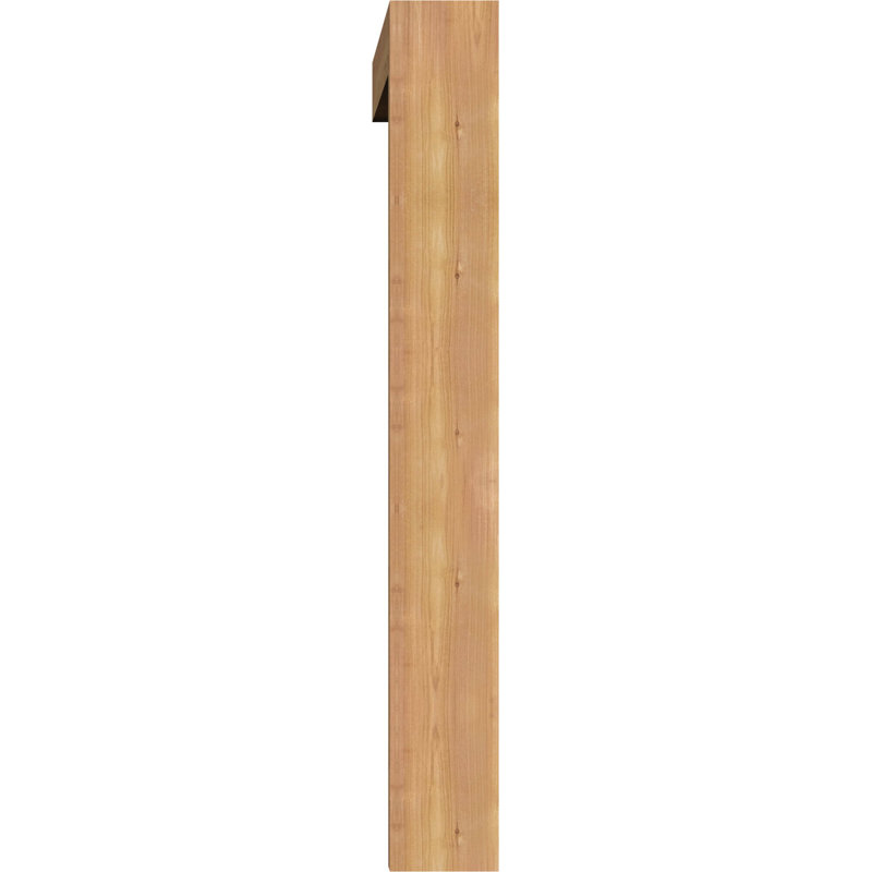 Support Merced Block avec support décalé, 44 x 44, Cèdre rouge occidental de l 5 1/2 po (lisse)