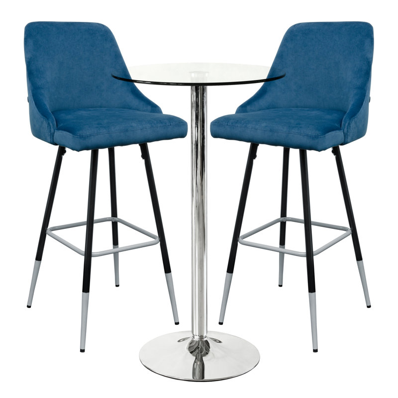 Fazeley 2 - Person Dining Set, Blue