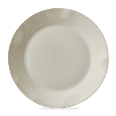 Hudson Reactive Glazed Dinner Plate Ivory