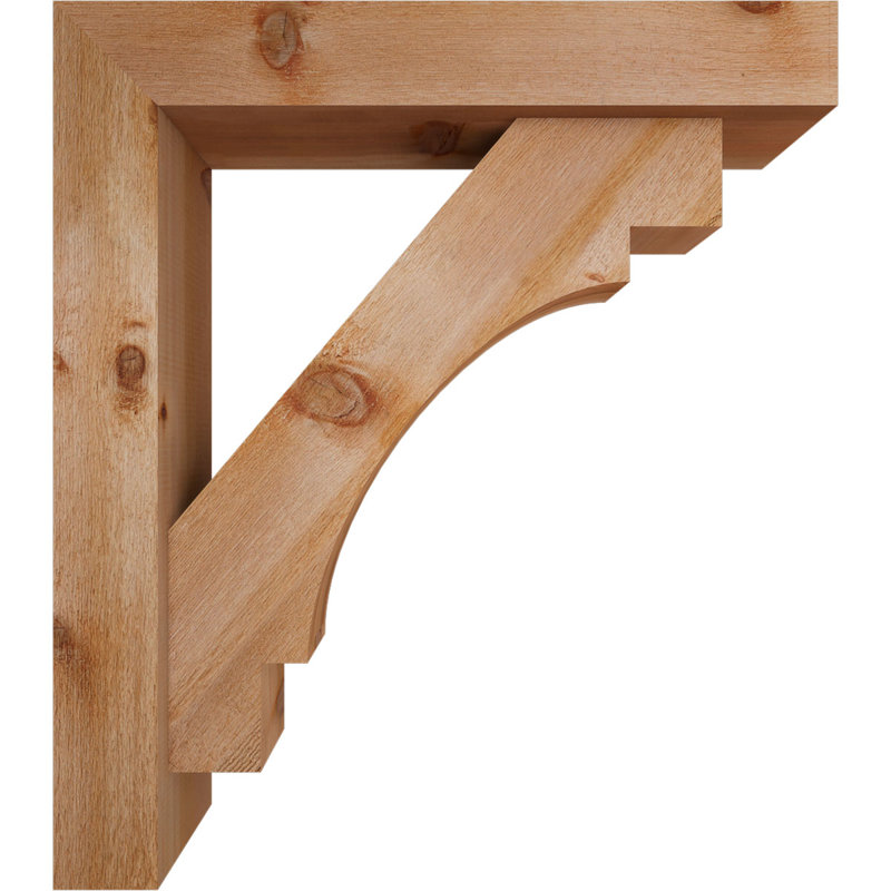 Support Merced Block avec support décalé, 24 x 30, Cèdre rouge occidental de l 6 po (scié brut)