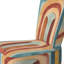 Chaise rembourrée à motif géométrique abstrait-1650917503