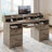 59" Executive Computer Desk with Power Strip, Home Office Desk with 2 Storage and 2 File Drawers-2146669849