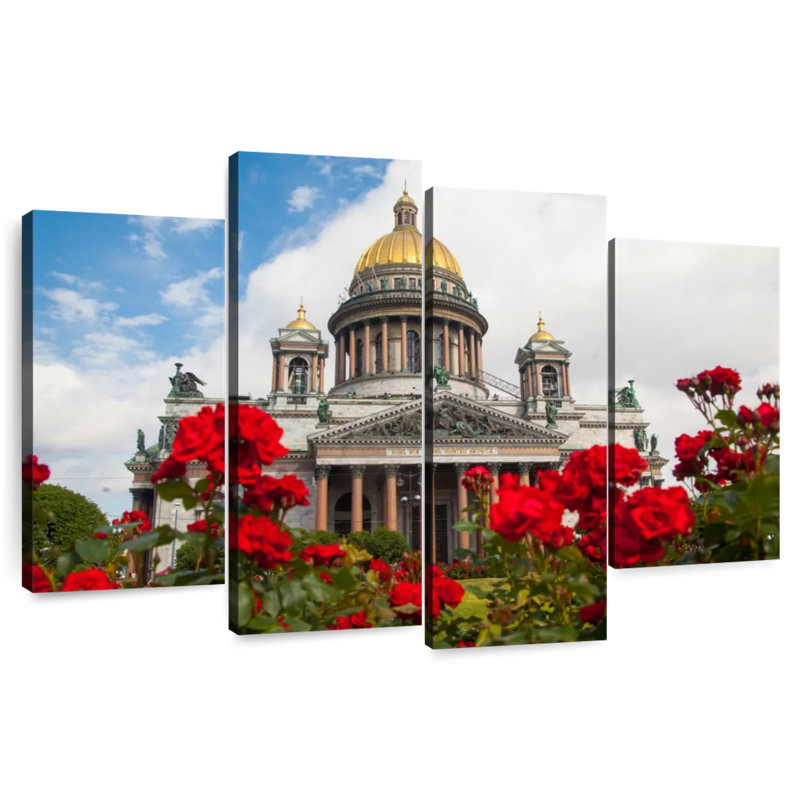 Cathédrale St-Isaac, Russie, H 22 po x l 36 po