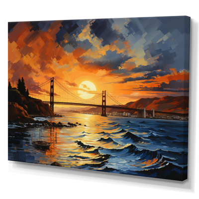 Edinson " Orange Bridge Golden Gateway Yellow I "