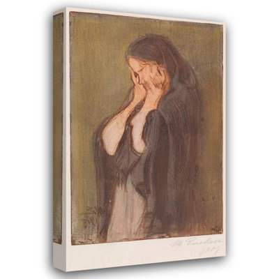 «Crying Woman» par Magnus Enckell - Art mural sur toile tendue avec châssis