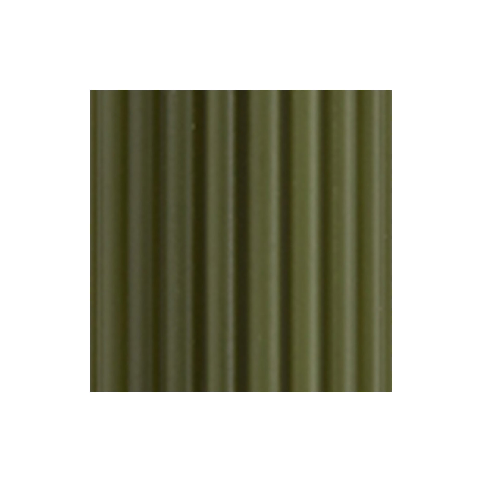 Grecian Collenette Unscented Taper Candle, Dark Olive, 7" H x 1.25" W x 1.25" D