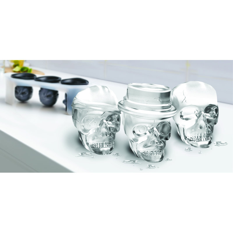 Moulures de glace crâne Tovolo