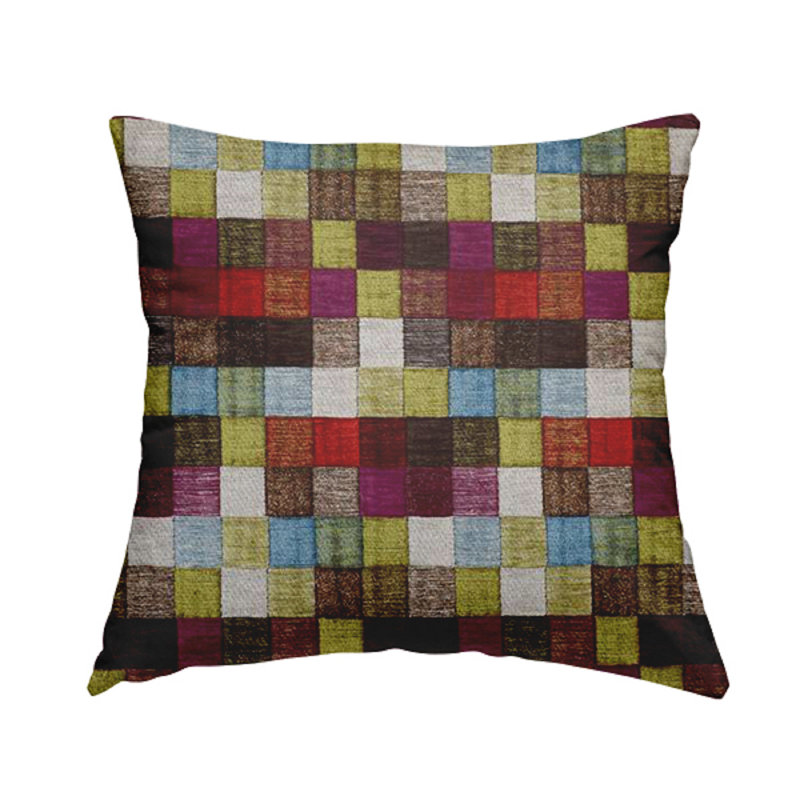 Bohl Patchwork Square Throw Cushion, 55cm H x 55cm W x 5cm D, White