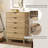 Dowdel 5-Drawer Dresser with Interlock Drawer Safety Feature, Pre-assembled Metal Roller Slide-1016693691