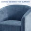 Fauteuil d'appoint pivotant en chenille-516561333