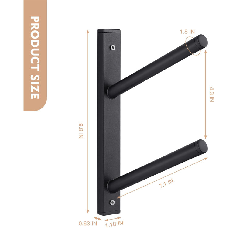 Metal Wall Mounted Bike Rack