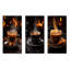 Cuba Aroma Coffee Harmony - ensemble de 3 impressions murales en métal «Coffee & Tea»-947806699
