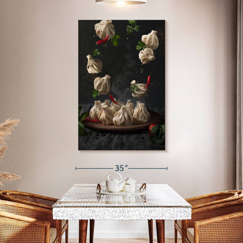 Yarlin Khinkali Meat Dumplings, 39" H x 26" W