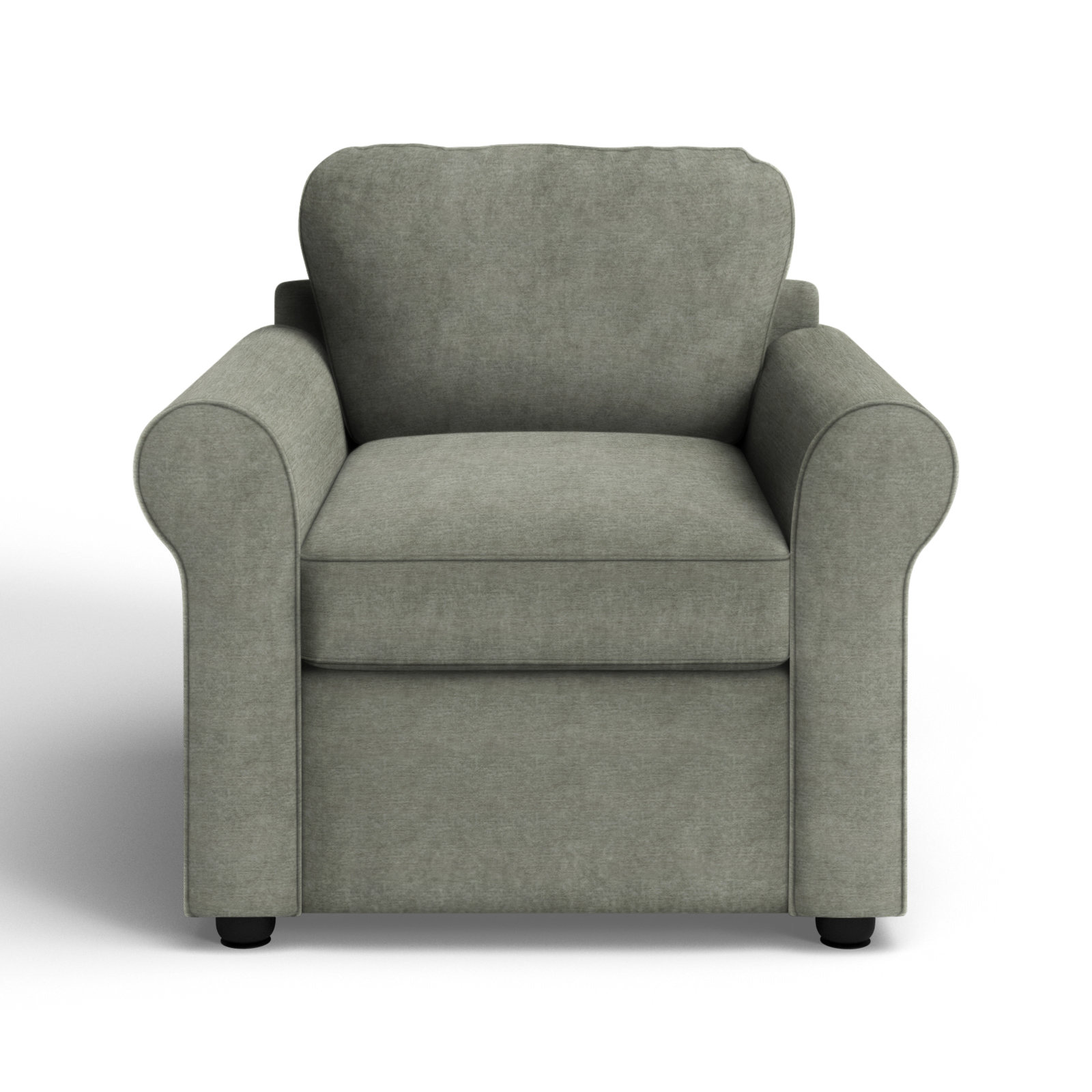 Warrington Armchair, Nave Metal Performance Distressed Velvet