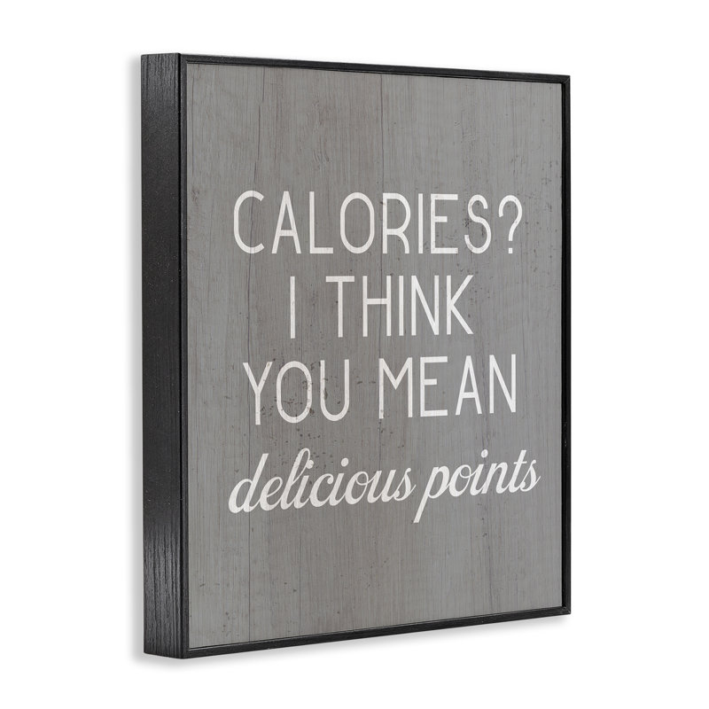 Calories, points délicats, art par Daphne Polselli, Giclée encadrée noir minuit, H 14 po x l 11 po