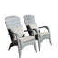 Chaise de patio avec coussins (coussin gris)-1125353246