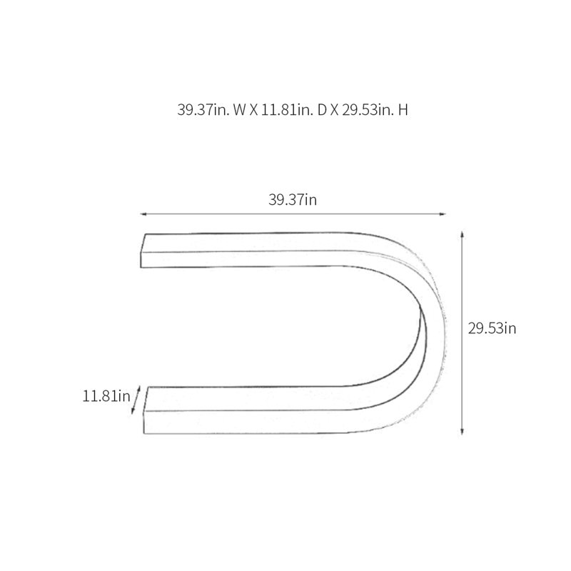 Kentae, 29.53" H x 39.37" W x 11.81" D, Gray