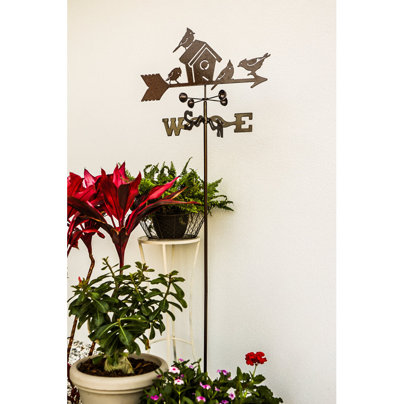 Girouette nichoir Koussa, Fixation de jardin