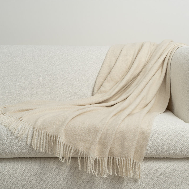 Marinara Throw Blanket, Cream