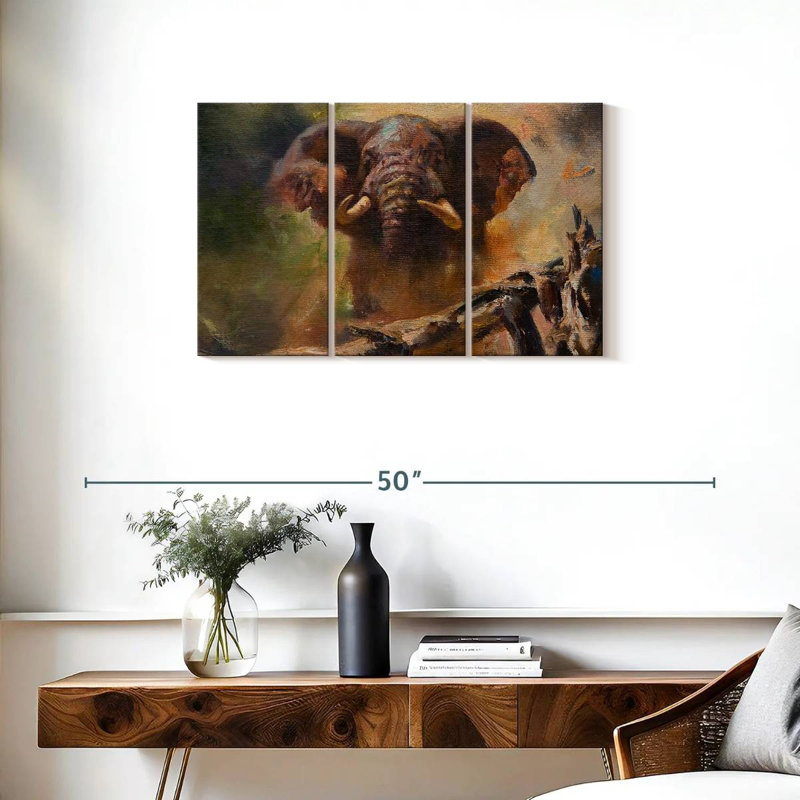 Brampt Elephant's Dream, 20" H x 33" W